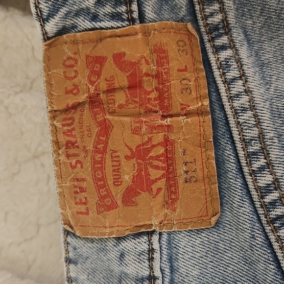 511 Slim Fit Levi’s Flex Men's Jeans 30x30 Distressed Denim Y2k Street wear - Picture 9 of 14